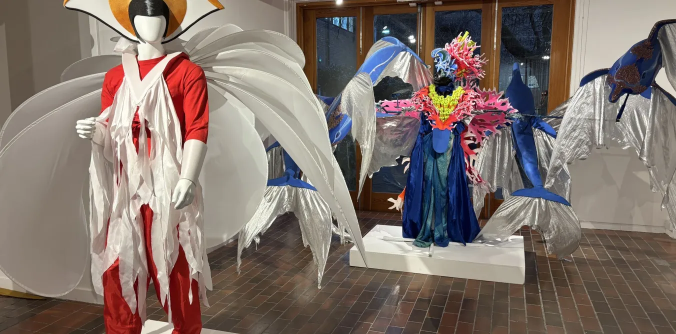 Costume design exhibition at Arts University Bournemouth
