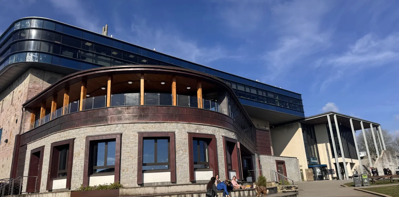 Photo of front of Falmouth University building