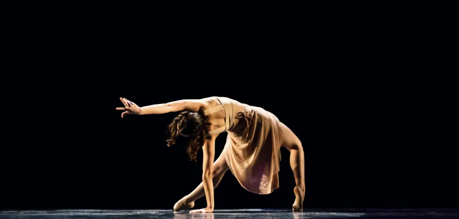 Solo dancer on stage