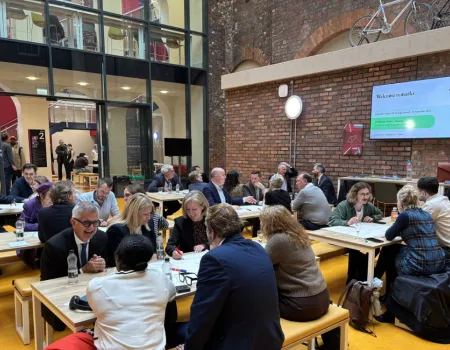 Attendees at Creative HE Strategy launch event at LIPA