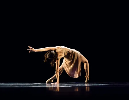 Solo dancer on stage