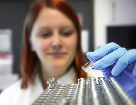 Research scientist working in a laboratory 