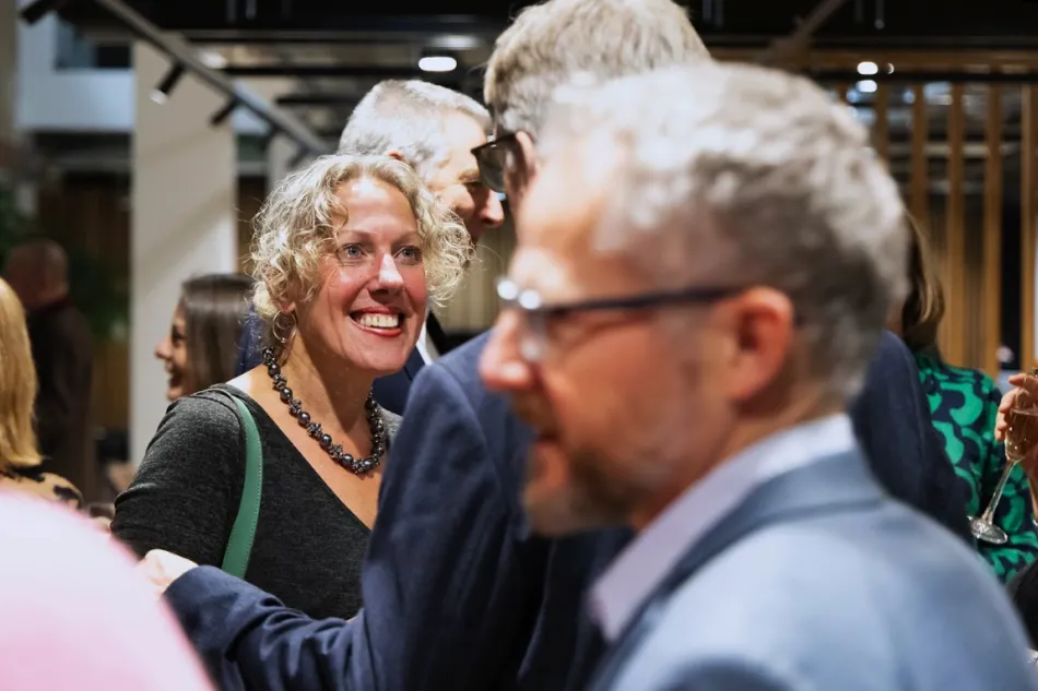 happy people at event