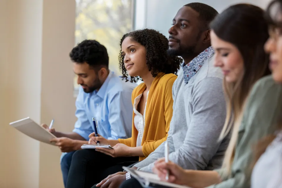 Photo of group of students of diverse ethnicities