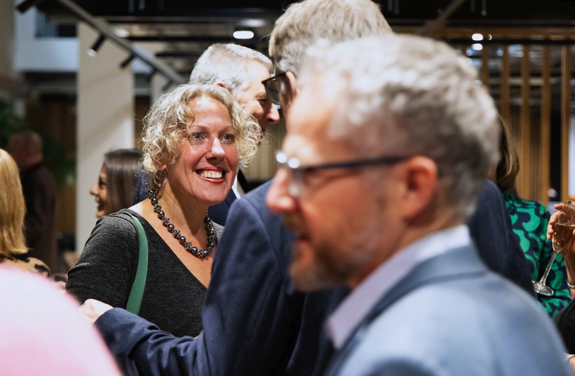 happy people at event