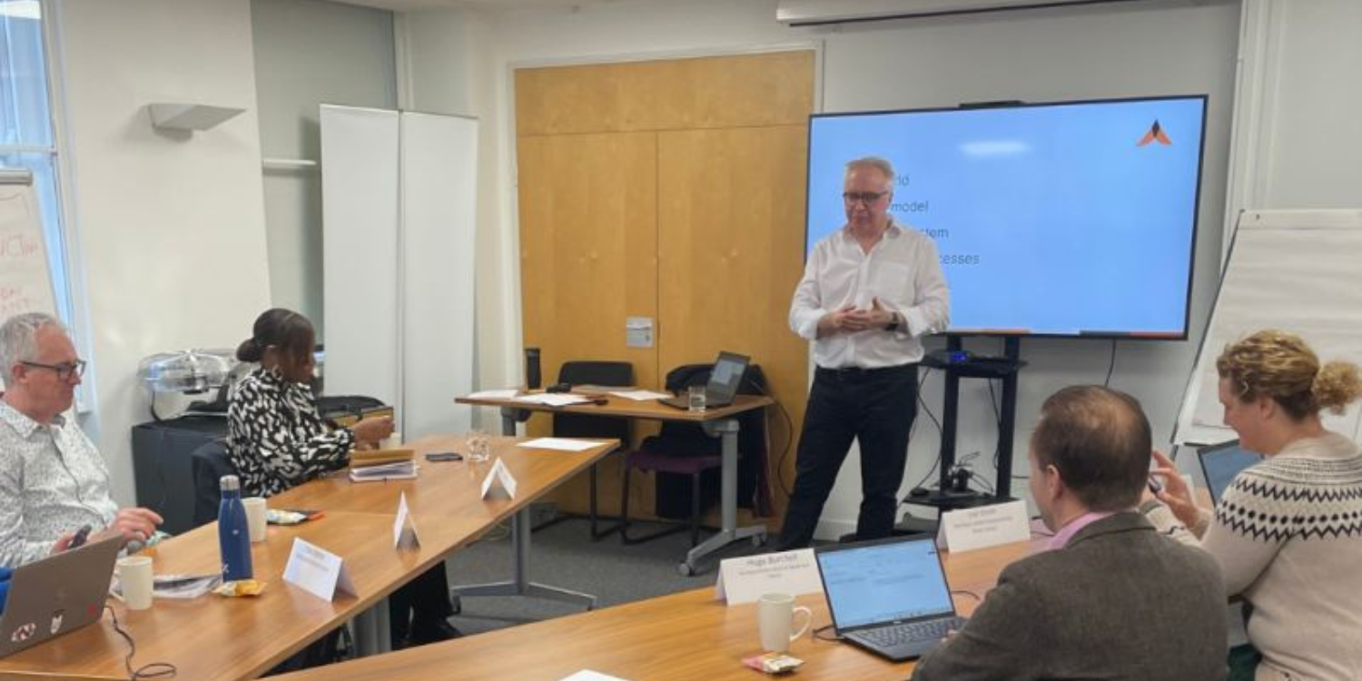 Andy Youell leading data workshop
