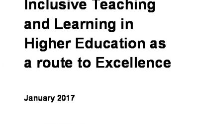 Inclusive Teaching and Learning in Higher Education as a route to Excellence