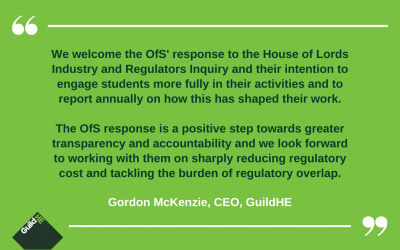 GuildHE welcomes OfS response to House of Lords Inquiry into the OfS