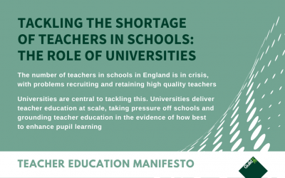 Universities central to tackling teacher shortage in schools