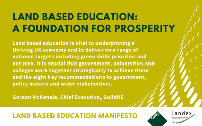 Tackling food security, climate change and biodiversity – the role of land based education